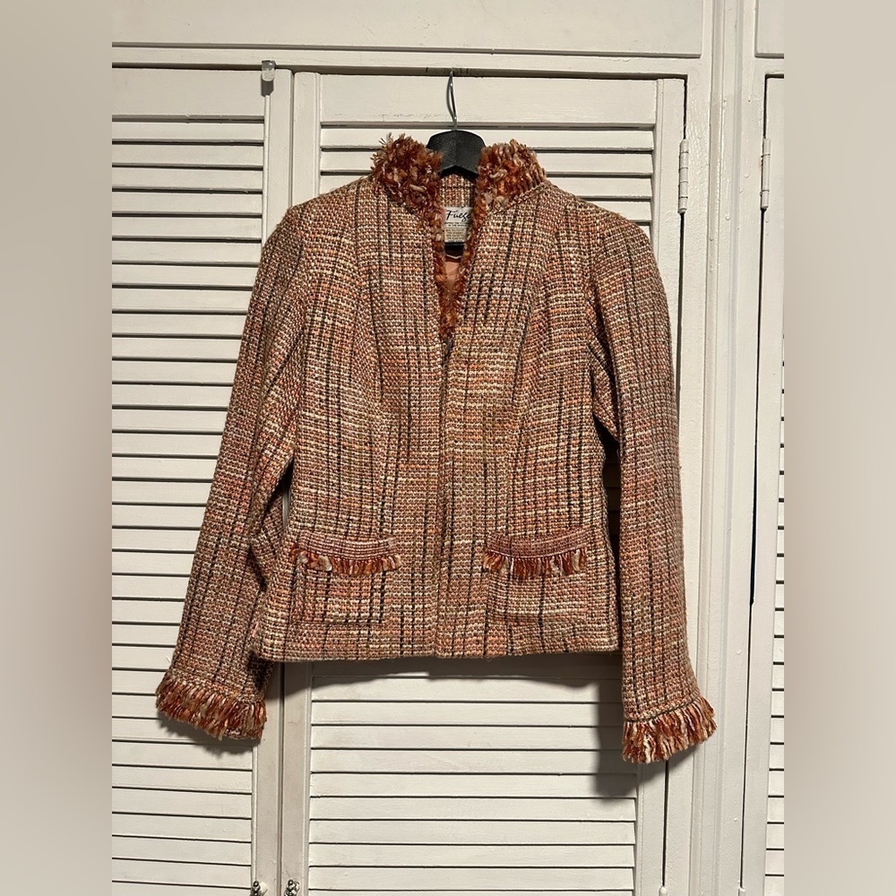 026 Chanel style Vintage Tweed Jacket